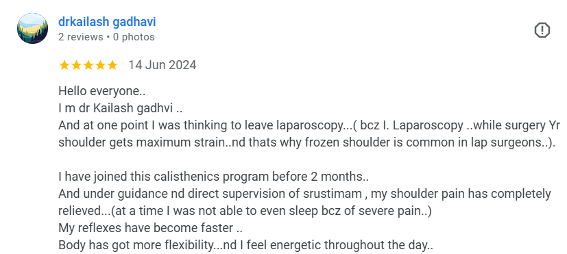 Client testimonial screenshot